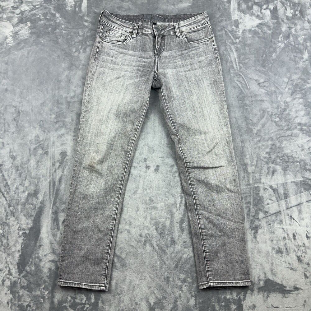 Kut From the Kloth Jeans Womens Size 4 Gray Low Rise Skinny Stretch Fade
